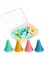 28 Pcs Knitting Needle Stoppers, Colorful Knitting Needles Point Protectors (2 Sizes)